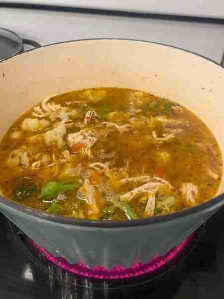 Southwest Chicken Detox Soup