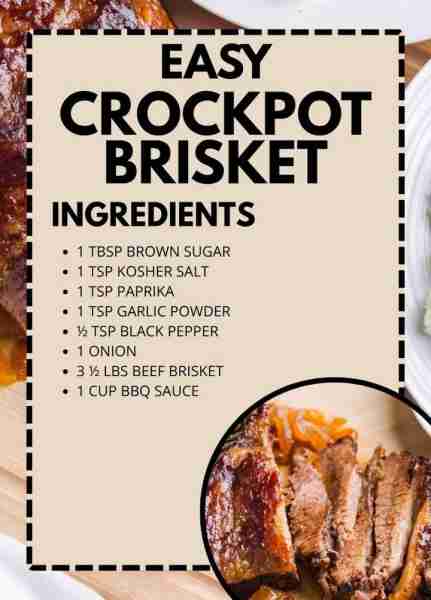 Slow-cooked to perfection, this crockpot brisket is an easy, hands-off way to enjoy tender beef with...