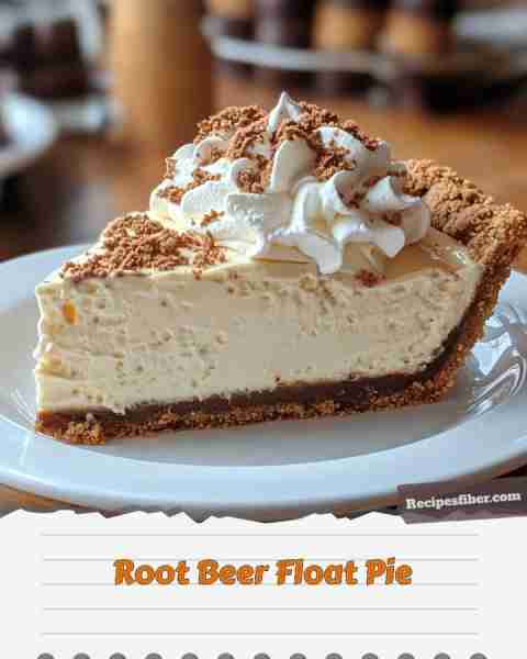 Root Beer Float Pie 🍺 Indulge in this nostalgic frozen treat! 📋 Ingredients - 1 cup root beer...