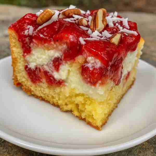 Strawberry Earthquake Cake This deesviral recipe is gooey, sweet, and loaded with flavor. With cream...