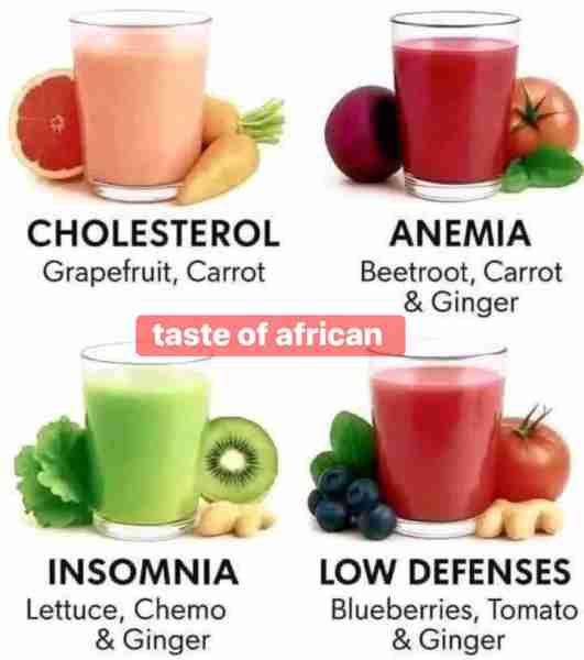 A glass of juice with a unique color and ingredients - A heading that describes the health benefit o...