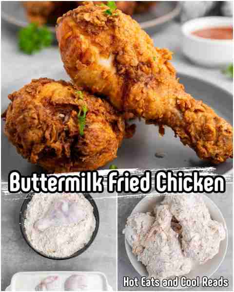 Buttermilk Fried Chicken is crispy, juicy, and packed with flavor, making it a perfect comfort food....