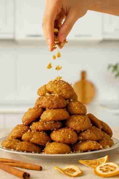 Doing some sweet “tests” in the kitchen… these melomakarona turned out so juicy, soaked in honey and...