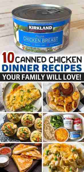 10 Easy Canned Chicken Dinner Recipes Your Family Will Love Quick & easy last-minute meals made with...