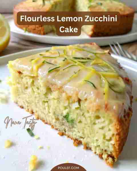 This Flourless Lemon Zucchini Cake is a bright, refreshing, and moist treat that perfectly combines...