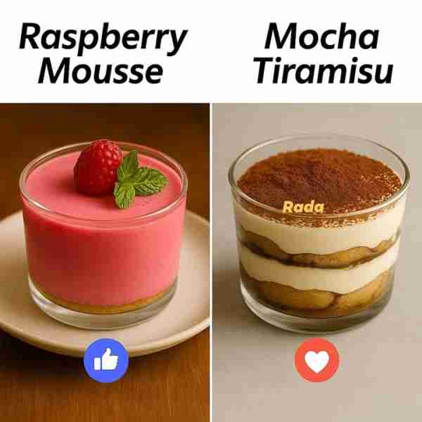 🫐🍮 Raspberry Mousse Raspberry mousse is a light, airy dessert made with whipped cream, sugar, and...