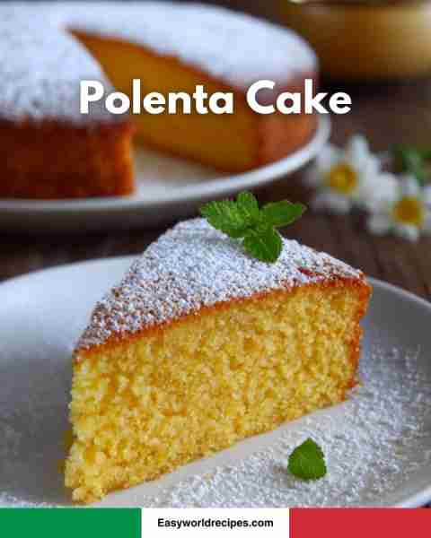 Polenta Cake — rustic dessert recipe below 🍰🌽