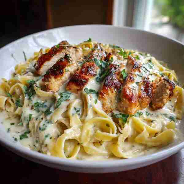 30 minutes. Creamy, cheesy, and so satisfying. This chicken Alfredo pasta will be your new weeknight...