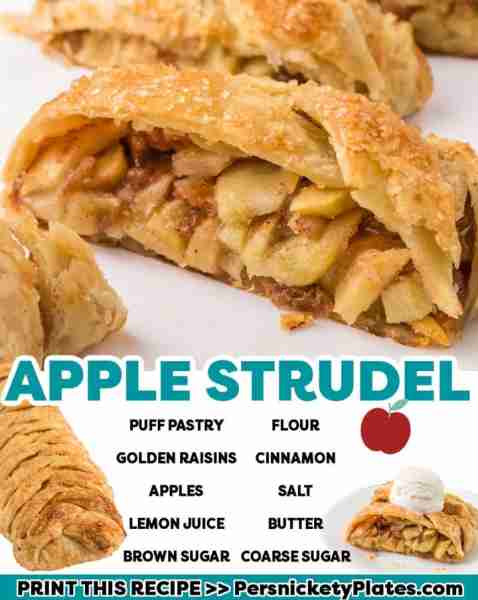 🍎🍏 Recipe --> https://www.persnicketyplates.com/how-to-make-apple-strudel/ This Apple Braid looks...