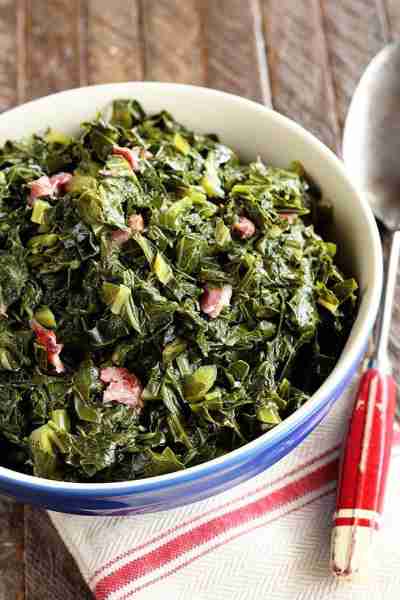 This Southern Collard Greens recipe features lots of flavor and easy-to-understand instructions on h...