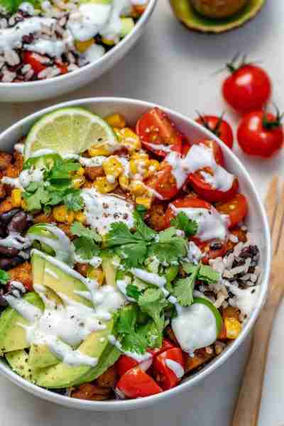 "What a great meal! My husband doesn't generally like dinner without some meat, but he gave this two...