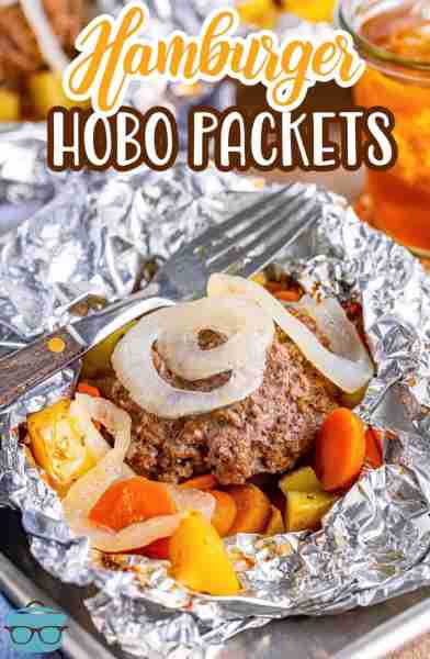Want a fun and easy dinner idea that doubles as a camping meal? Try these tasty Hamburger Hobo Packe...