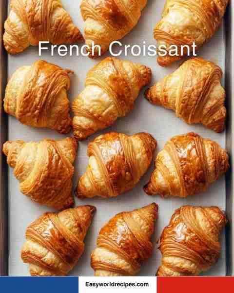 French Croissant — recipe is below! 🥐⬇️