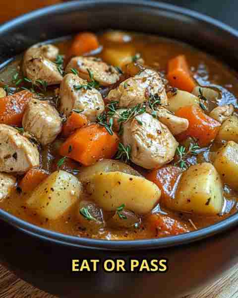 Vegetable and Chicken Stew Ingredients: Protein 1 lb cubed chicken (preferably boneless chicken thig...