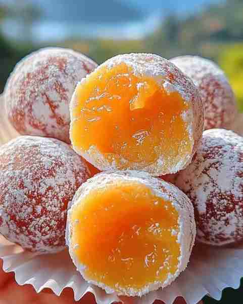 🍊 Orange Creamsicle Truffles 🍫 Ingredients 1 cup white chocolate chips 🍫 – Adds the creamy base....