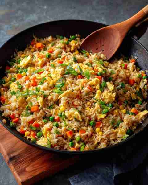 HAM FRIED RICE 😋 Details in the comment⤵️