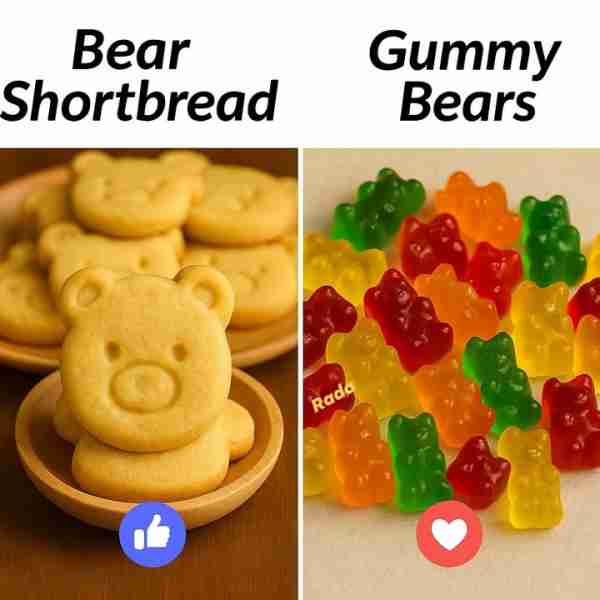 🐻🍪 Bear Shortbread Bear shortbread cookies are buttery, crumbly delights shaped like adorable bear...