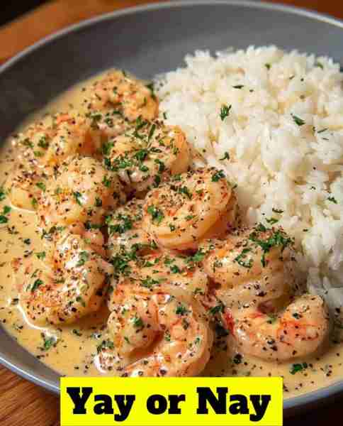 Omg 😱 Don’t lose This 😍 Insanely Creamy Garlic Butter Shrimp with Steamed Rice Ingredients: For th...