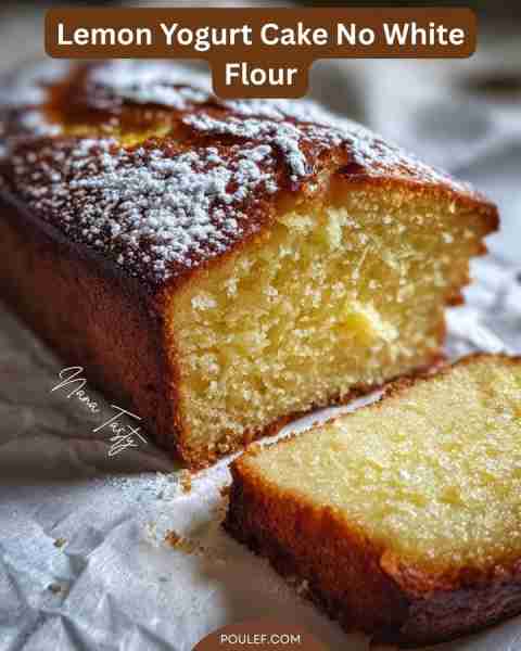 Lemon Yogurt Cake No White Flour Ingredients: 1. 1 1/2 cups almond flour 2. 1/2 cup plain Greek yogu...