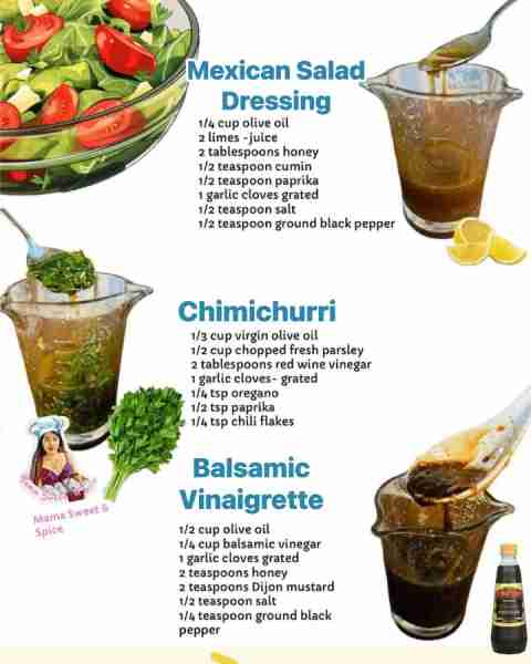 Homemade Salad Dressing and Vinaigrette These are my homemade recipes for salads. Hope you try this...