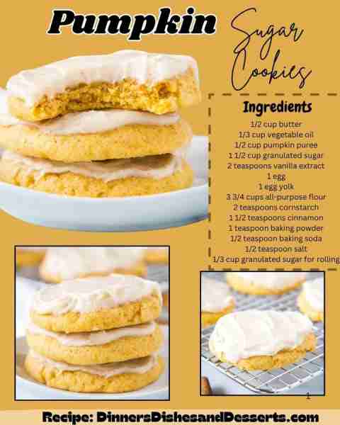 These cookies are so soft, chewy, and the perfect balance of flavor. A must if you like pumpkin! Get...