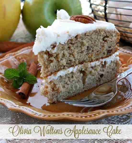 Olivia Walton’s Applesauce Cake! 💖 With Whiskey Frosting! 💖 RECIPE BELOW!