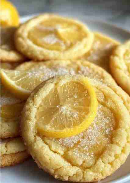 🍋 Lemon Sugar Cookies - soft, buttery cookies with a bright lemon flavor and a sugary crunch 🍋 **I...