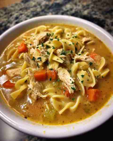 Chicken Noodle Soup Ingredients: 2 tablespoons butter 1 tablespoon olive oil 1 cup carrots, sliced 1...