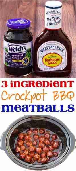 Crock Pot BBQ Meatball Recipe! (3 Ingredients) Ingredients 26 oz. Fully-Cooked Frozen Meatballs 1 cu...