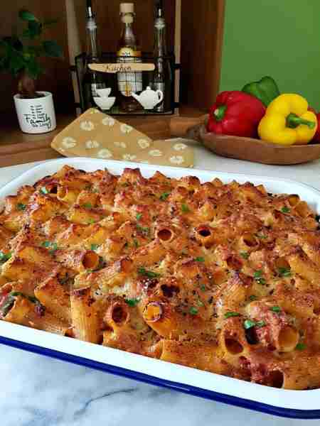 MALTESE BAKED MACARONI - (IMQARRUN IL-FORN) 🍅🧀🌿🥚🥘 This baked pasta is one of Malta's most loved...