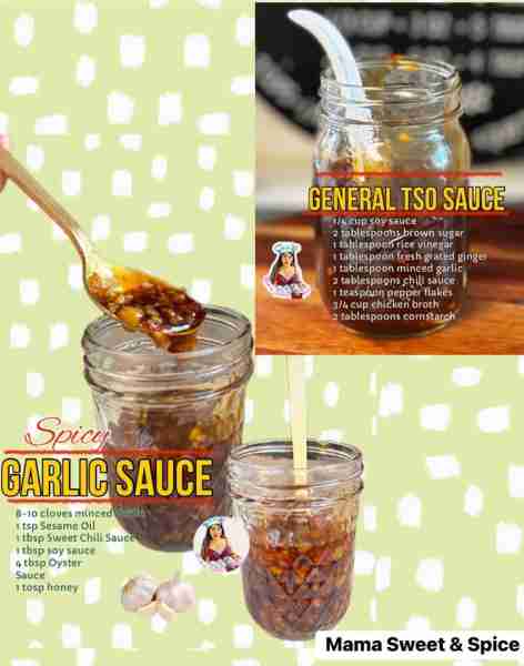 Homemade General Tso Sauce If you want a bit spicy stirfry, you can try this recipe! Recipe: 1/4 cup...