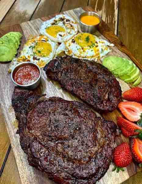 Steak & eggs board 🔥🔥🔥