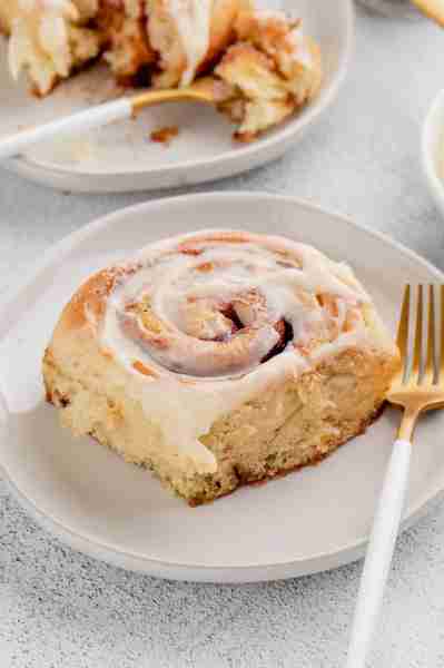 This make-ahead breakfast turns out the most fluffy, sweet, and tender homemade cinnamon rolls fille...