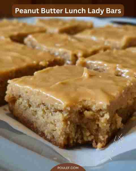 Peanut Butter Lunch Lady Bars The lunch lady at my school growing up used to make these! They were a...