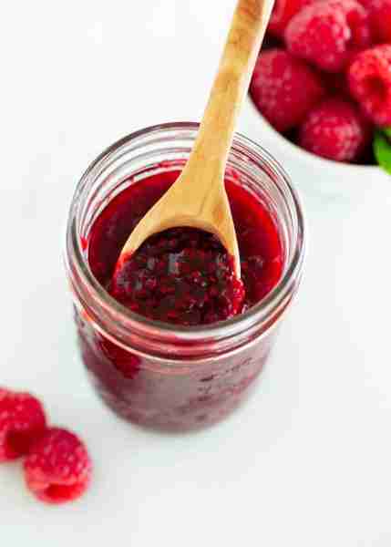This quick raspberry jam is bright, flavorful, and perfect for spreading on toast, stirring into yog...
