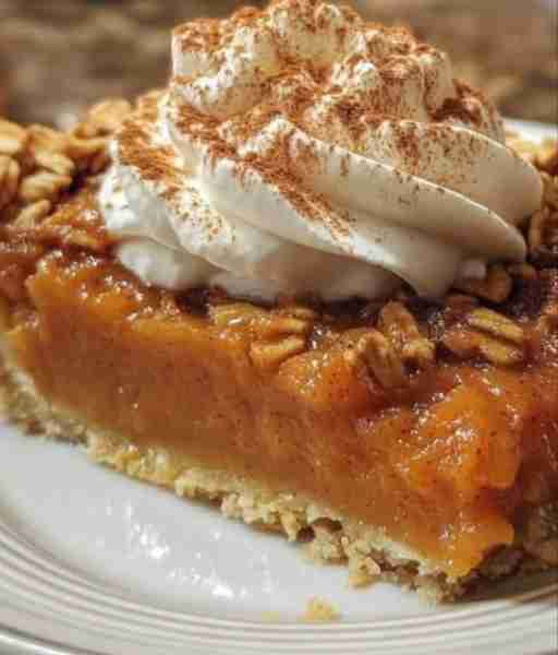 Pumpkin Pie Crisp Recipe Ingredients: - For the Filling: - 1 can (15 oz) pumpkin puree - 3/4 cup...