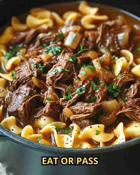 Grandma's Ultimate Beef and Noodles Recipe Ingredients: 2 pounds chuck roast 2 tablespoons all-purpo...