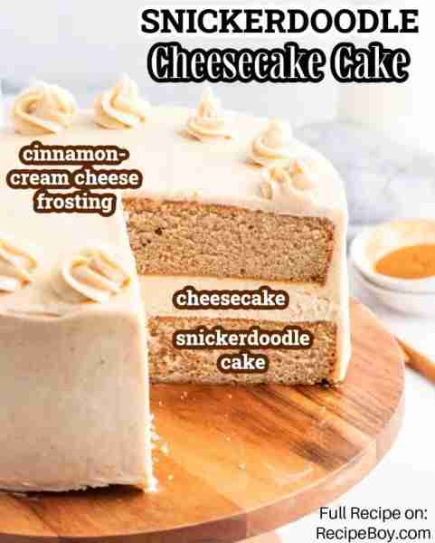 ❤️Recipe: https://www.recipeboy.com/snickerdoodle-cheesecake-cake/ Snickerdoodle Cheesecake Cake has...