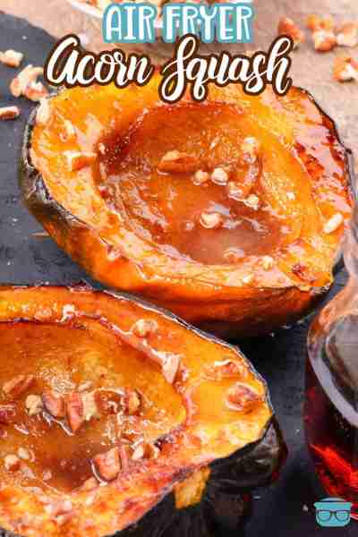 Get all the delicious caramelization of roasted acorn squash in less time than roasting in the oven...
