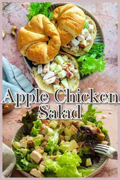 Apple Chicken Salad! 🍎 An easy recipe that makes for a delicious lunch or light dinner! 🍎 RECIPE B...