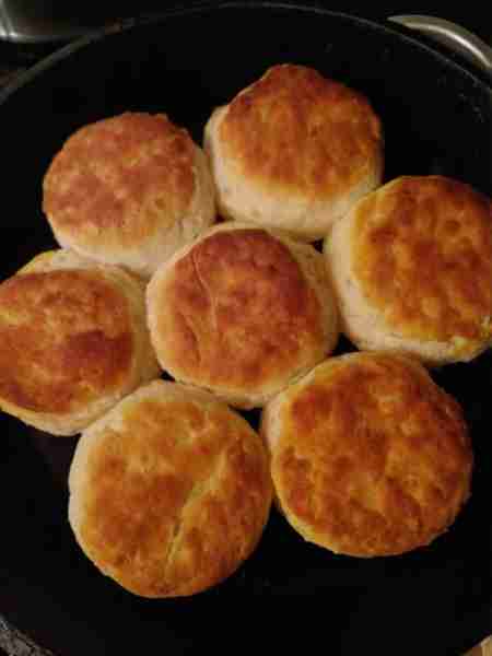 First time using White Lily Self-Rising flour - these biscuits are great! 2 cups of flour, 1 stick c...