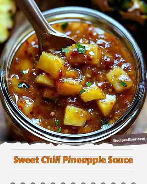 Sweet Chili Pineapple Sauce 🍍 A tangy and sweet sauce perfect for dipping! 📋 Ingredients - 1 cup...