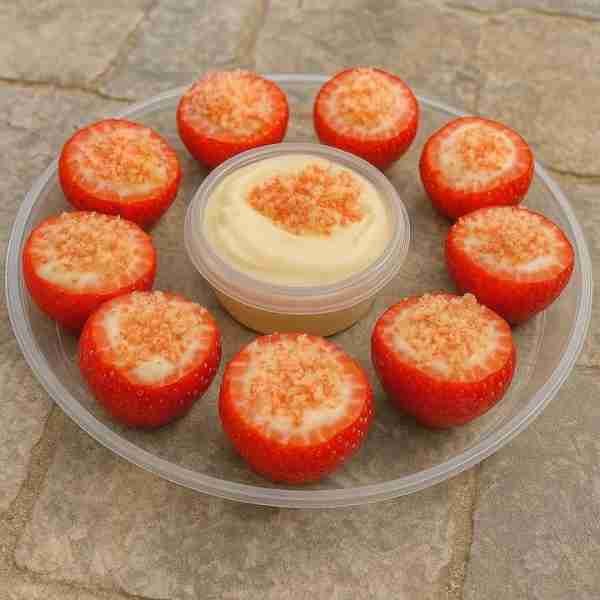 Cheesecake Deviled Strawberries Deesviral presents this freshly made recipe that balances creamy che...