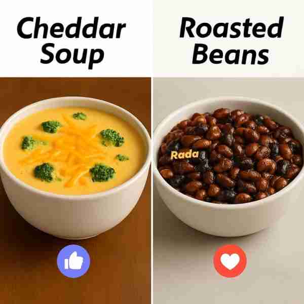 🧀🥣 Cheddar Soup Cheddar soup is a creamy, comforting dish made with sharp cheddar cheese, milk, an...