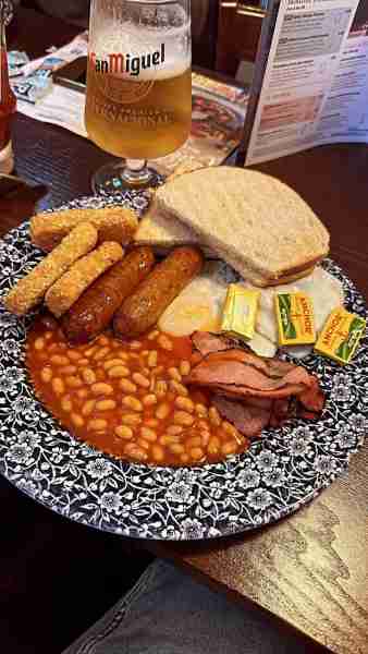 Only people from England will know where this breakfast is from but what’s missing…