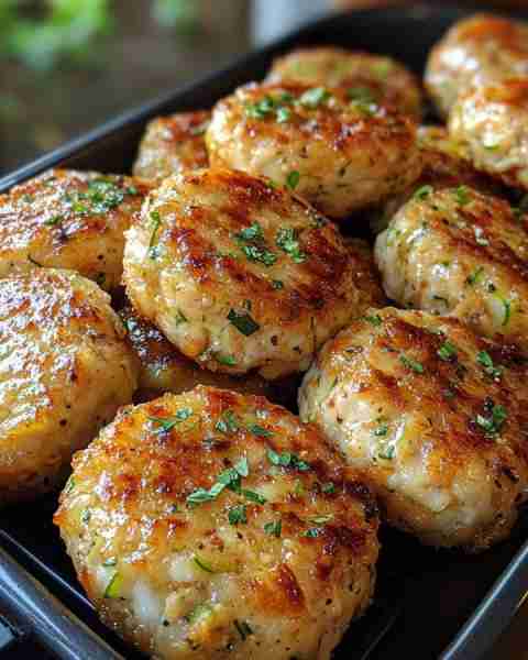 Chicken Patties Oh heavens, these were such a hit! All the grandkids wanted seconds and grandpa ate...