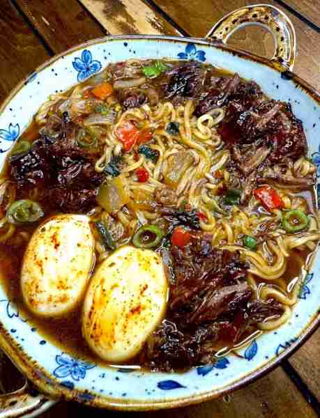 Jerk oxtail ramen 🤤🔥