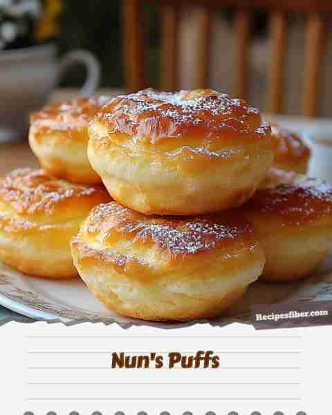 Nun's Puffs 🎉 Delicious puffs that are light, fluffy, and perfect for any occasion! 📋 Ingredient...