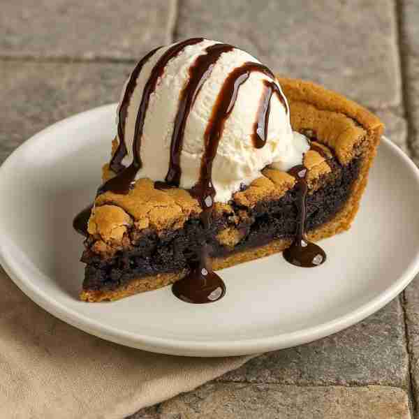 Brownie Pie Deesviral brings a decadent dessert that combines two favorites in one dish. A buttery c...