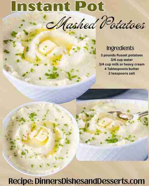 Using an Instant Pot to make Mashed Potatoes makes them SOO easy! Recipe in comments ⬇️
